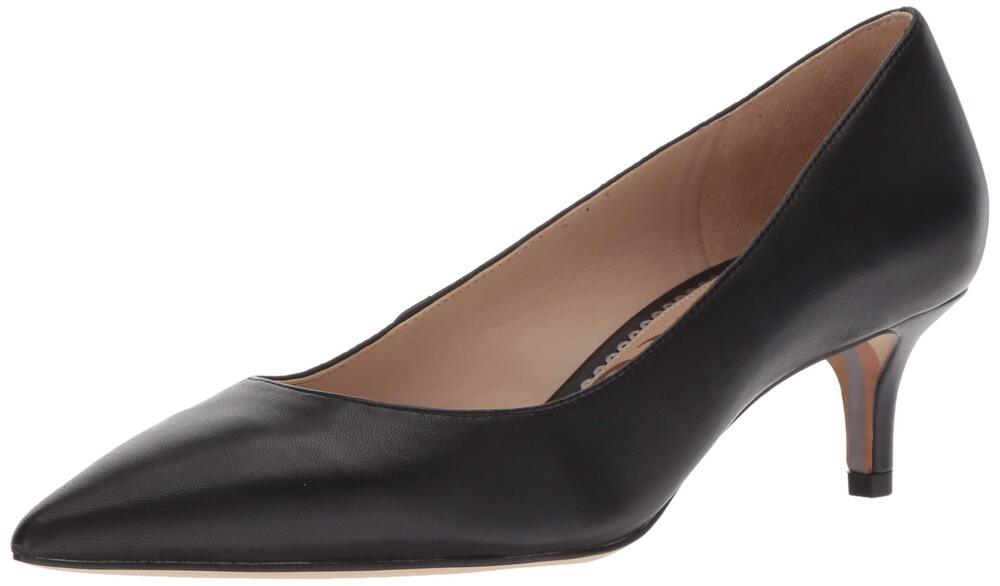 SAM EDELMAN WOMEN'S DORI SHOE, BLACK LEATHER, 8.5 MEDIUM US